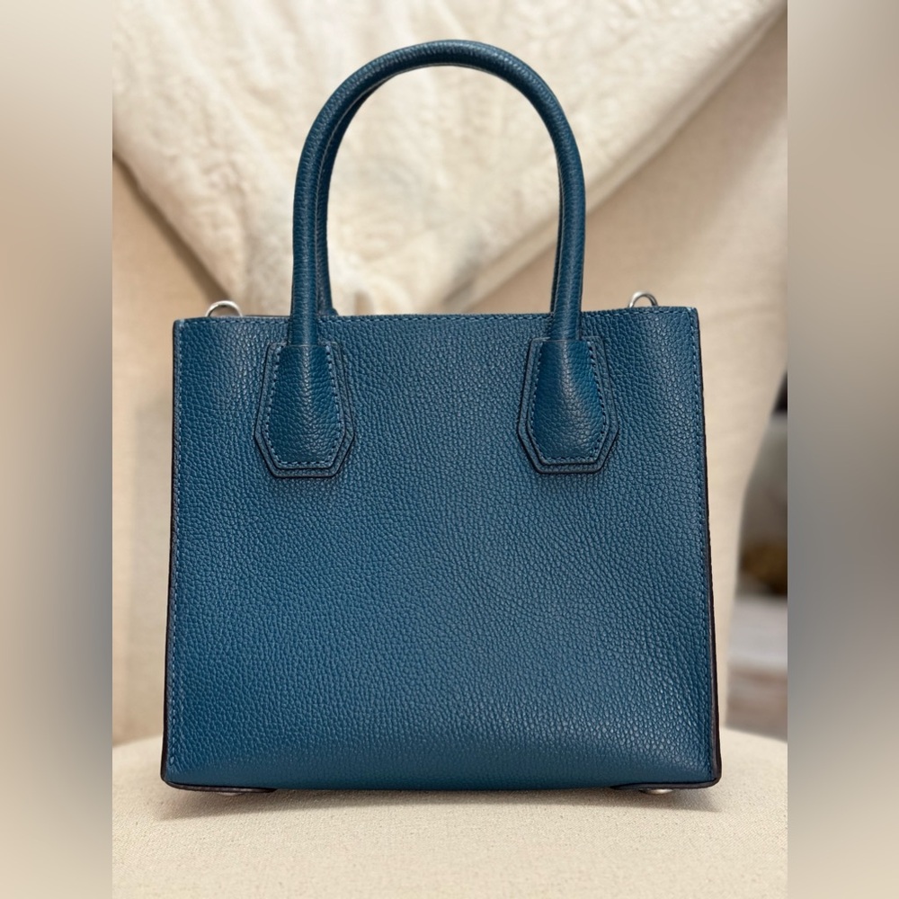 MICHAEL - Michael Kors Teal Mercer Handbag/Crossbody - LIKE NEW!!! - Picture 3 of 14